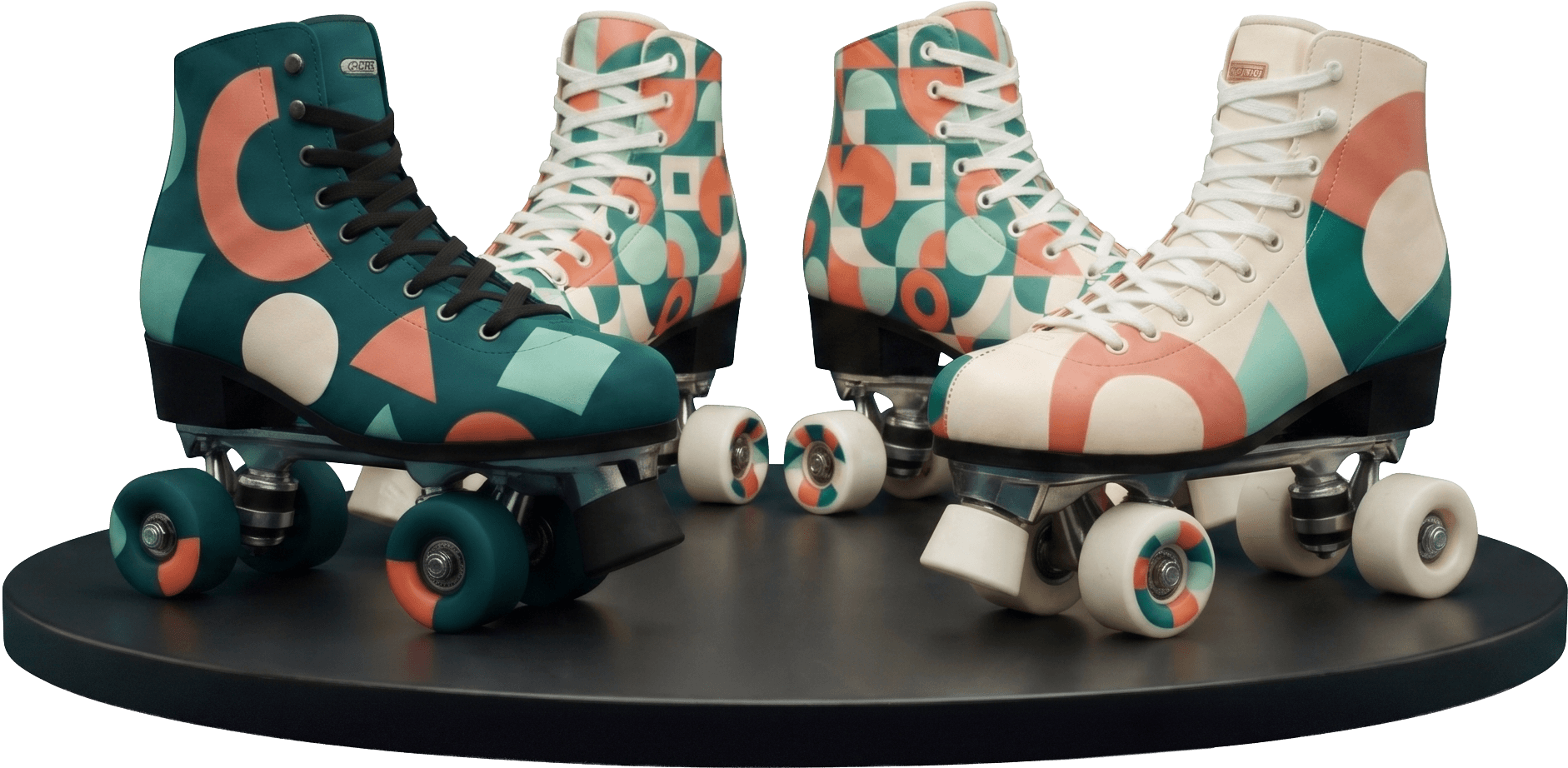 Van Oers rolschaatsen bij de roltest
